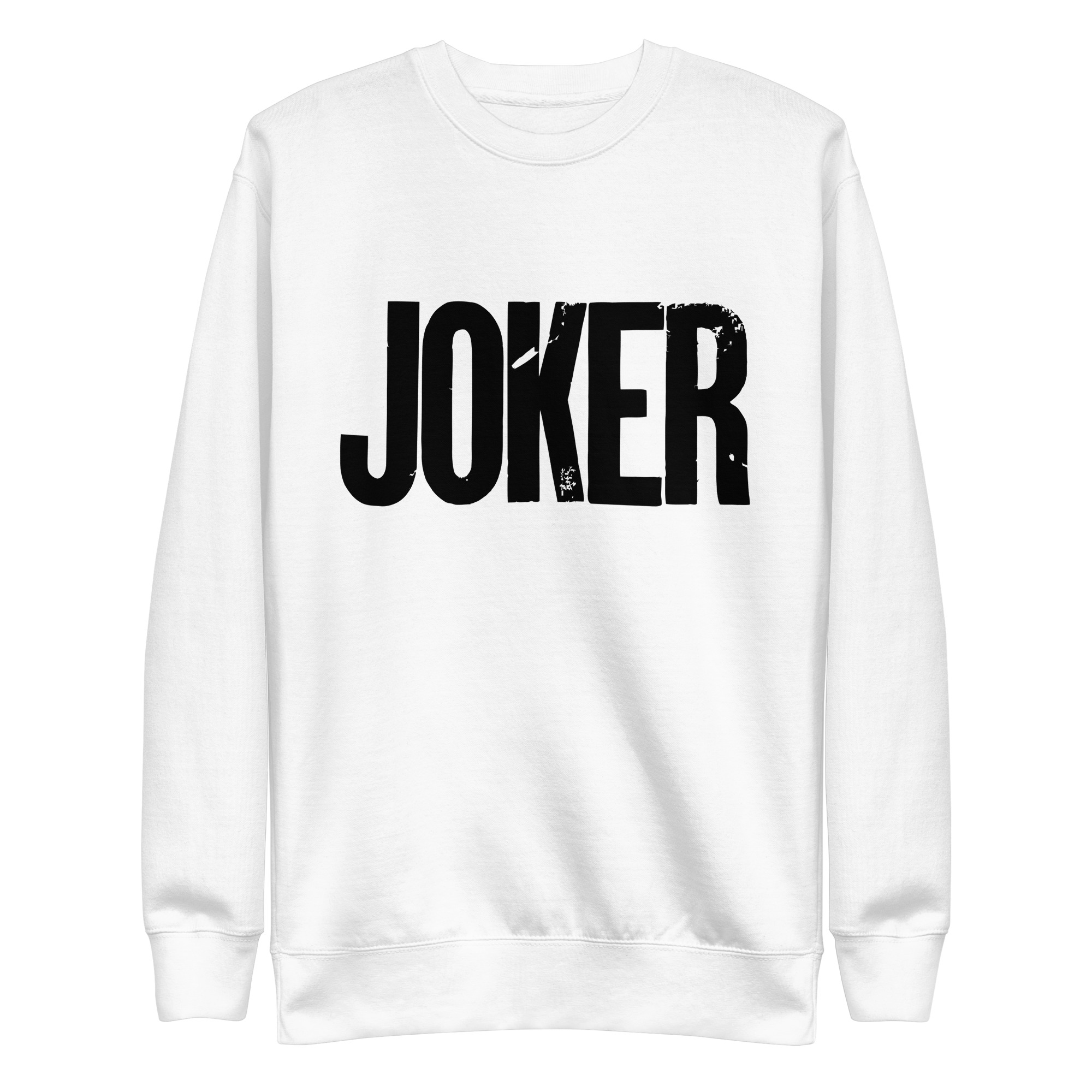 Buy a warm sweatshirt with Joker print